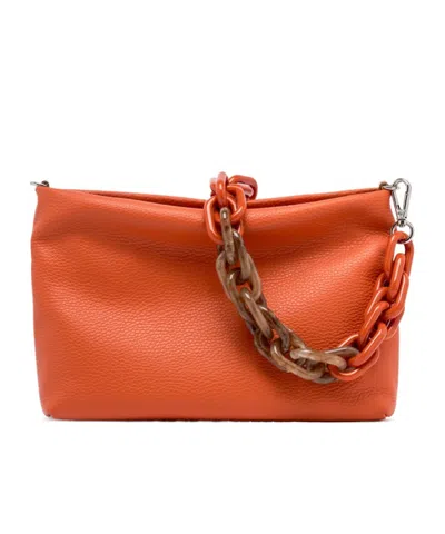 Gianni Chiarini Zippered Shoulder Bag In Brown