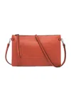 Gianni Chiarini Zippered Shoulder Bag In Brown