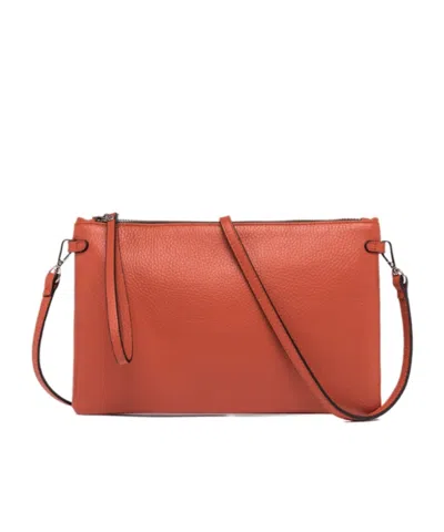 Gianni Chiarini Zippered Shoulder Bag In Autumn