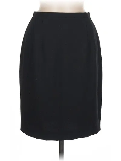 Pre-owned Gianni Formal Skirt In Black