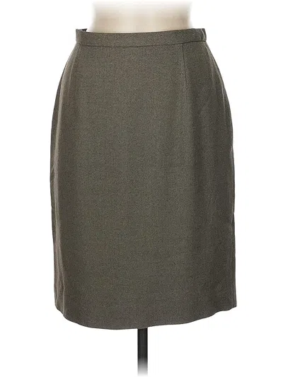 Pre-owned Gianni Formal Skirt In Gray
