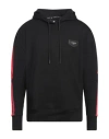 Gianni Kavanagh Man Sweatshirt Black Size Xl Cotton, Polyester In Black