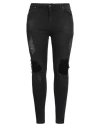 Gianni Kavanagh Woman Jeans Black Size Xl Cotton, Polyester, Elastane In Black