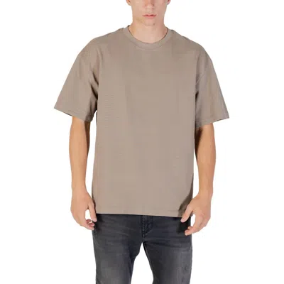 Gianni Lupo Beige Cotton T-shirt In Brown
