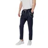 Gianni Lupo Blue Cotton Pant In Blue
