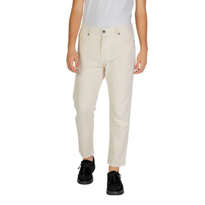Gianni Lupo Cotton Jeans & Men's Pant In Cream