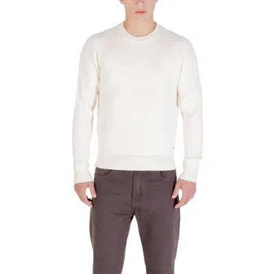 Gianni Lupo Cream Polyester Sweatshirt In White