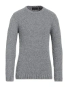 Gianni Lupo Man Sweater Grey Size S Acrylic, Wool, Viscose, Synthetic Fibers, Alpaca Wool In Grey