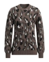 Gianni Lupo Man Sweater Khaki Size M Acrylic, Wool In Beige