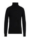 Gianni Lupo Man Turtleneck Black Size M Acrylic, Wool In Black