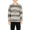 Gianni Lupo Gray Polyacrylic Sweater In Grey