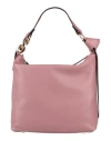 Gianni Notaro Woman Handbag Khaki Size - Calfskin In Pink