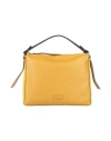 Gianni Notaro Woman Handbag Mustard Size - Calfskin In Yellow