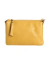 Gianni Notaro Woman Handbag Mustard Size - Soft Leather In Yellow