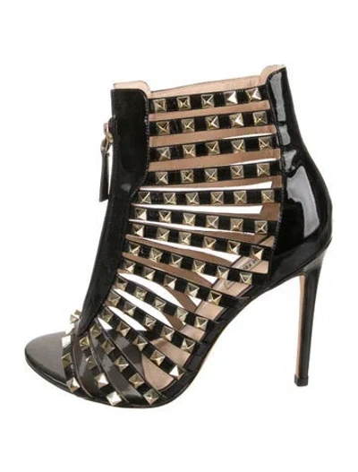 Pre-owned Gianni Renzi Patent Leather Gladiator Sandals In Multi