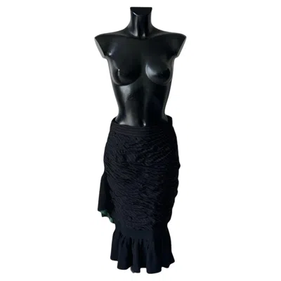 Pre-owned Gianni Versace Couture Skirt In Excellent Condition In Black