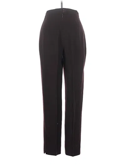 Pre-owned Gianni Wool Pants In Black