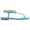 GIANNICO GIANNICO LADIES KAI FLIP FLOPS LEATHER FLATS