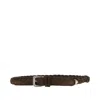 Giannifranco Belts Braided Suede Leather Belt