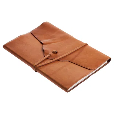 Pre-owned Giannini Lace Brown Leather Notebook