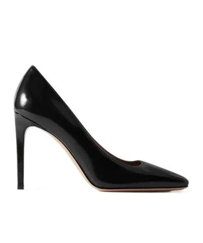 Gianvito Rossi 100 Glossed-leather Pumps In Black