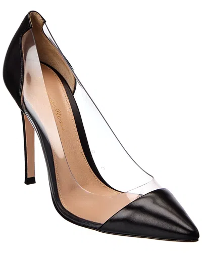 Gianvito Rossi 100 Vinyl & Leather Pump In Multi