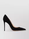 Gianvito Rossi 105 Pointed Toe Stiletto Pumps In Black