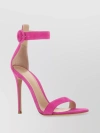GIANVITO ROSSI 105 STILETTO SANDALS WITH SUEDE FINISH AND OPEN TOE