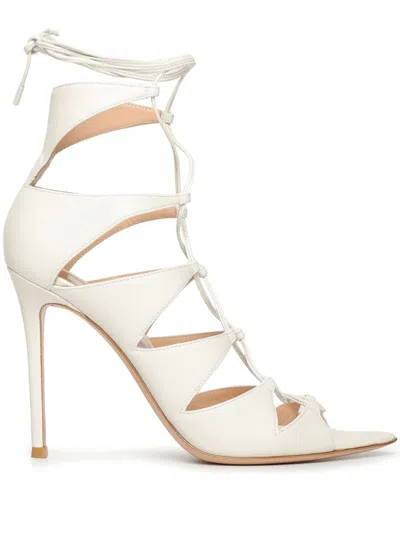 Gianvito Rossi Anjelica Sandal In White