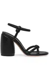 Gianvito Rossi 95 Leather Sandal In Black