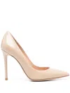 Gianvito Rossi Pointed Toe 110mm Pumps In Neutrals