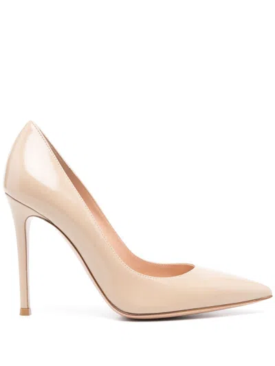 Gianvito Rossi Pointed Toe 110mm Pumps In Neutral