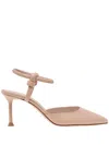 Gianvito Rossi Juno Leather Pumps In Blush