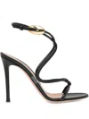 Gianvito Rossi Black Mamba Sandals In Schwarz