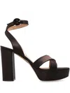 Gianvito Rossi Crepe Satin Sandals T.070 Shoes