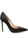 Gianvito Rossi Gianvito 85 Vitello Leather Point-toe Pumps In Black