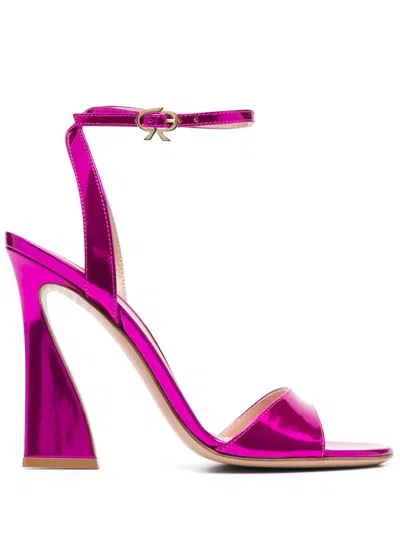 GIANVITO ROSSI 110MM CURVED-HEEL SANDALS