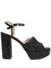 Gianvito Rossi Sandalen Mit Glitter-absatz 110mm