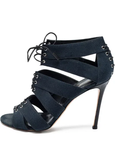 Pre-owned Gianvito Rossi 110mm Lace-up Strappy Sandals