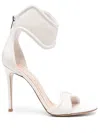 Gianvito Rossi 110mm Lucrezia Sandals In White
