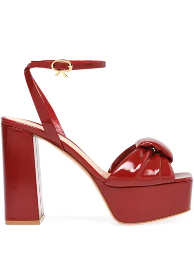 Gianvito Rossi 110mm Paradì Sandals In Red