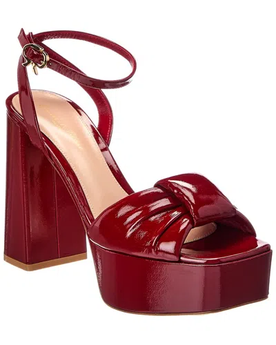 Gianvito Rossi 114 Patent Sandal In Multi
