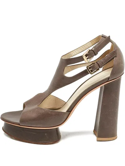 Pre-owned Gianvito Rossi 1152759 Grey In Gray