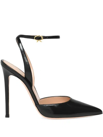 Gianvito Rossi 115mm Cara Ankle-strap Heeled Pumps In Multi