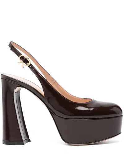 Gianvito Rossi Slingback High Heel In Purple
