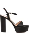 Gianvito Rossi 130mm Marlena Sandals In Black