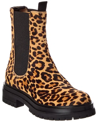 Gianvito Rossi 20 Haircalf Boot In Animal Print
