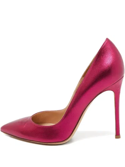 Pre-owned Gianvito Rossi 2024 100mm Metallic Pumps