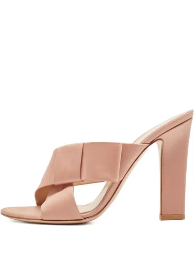 Pre-owned Gianvito Rossi 2024 110mm Satin Mules
