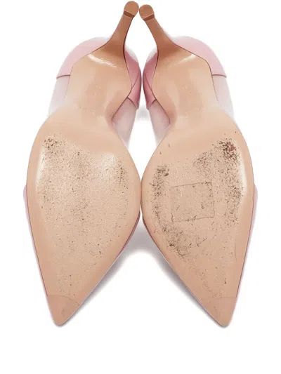 Pre-owned Gianvito Rossi 2024 85mm Leather-trim Pumps